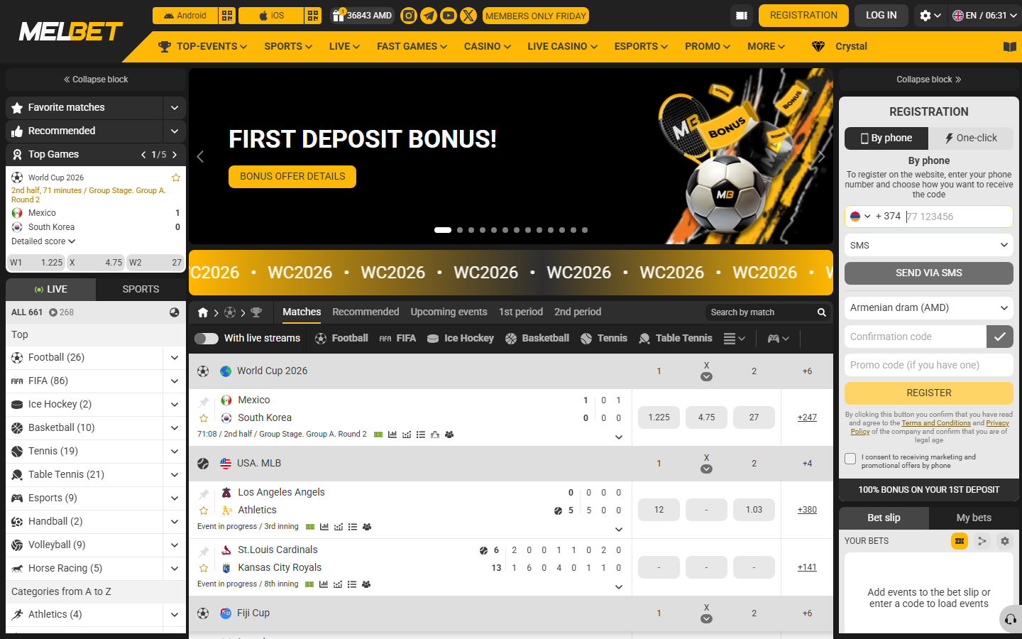 Wild Bandito at Melbet screenshot